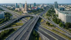 Rozwój infrastruktury drogowej w głównych dzielnicach stolicy